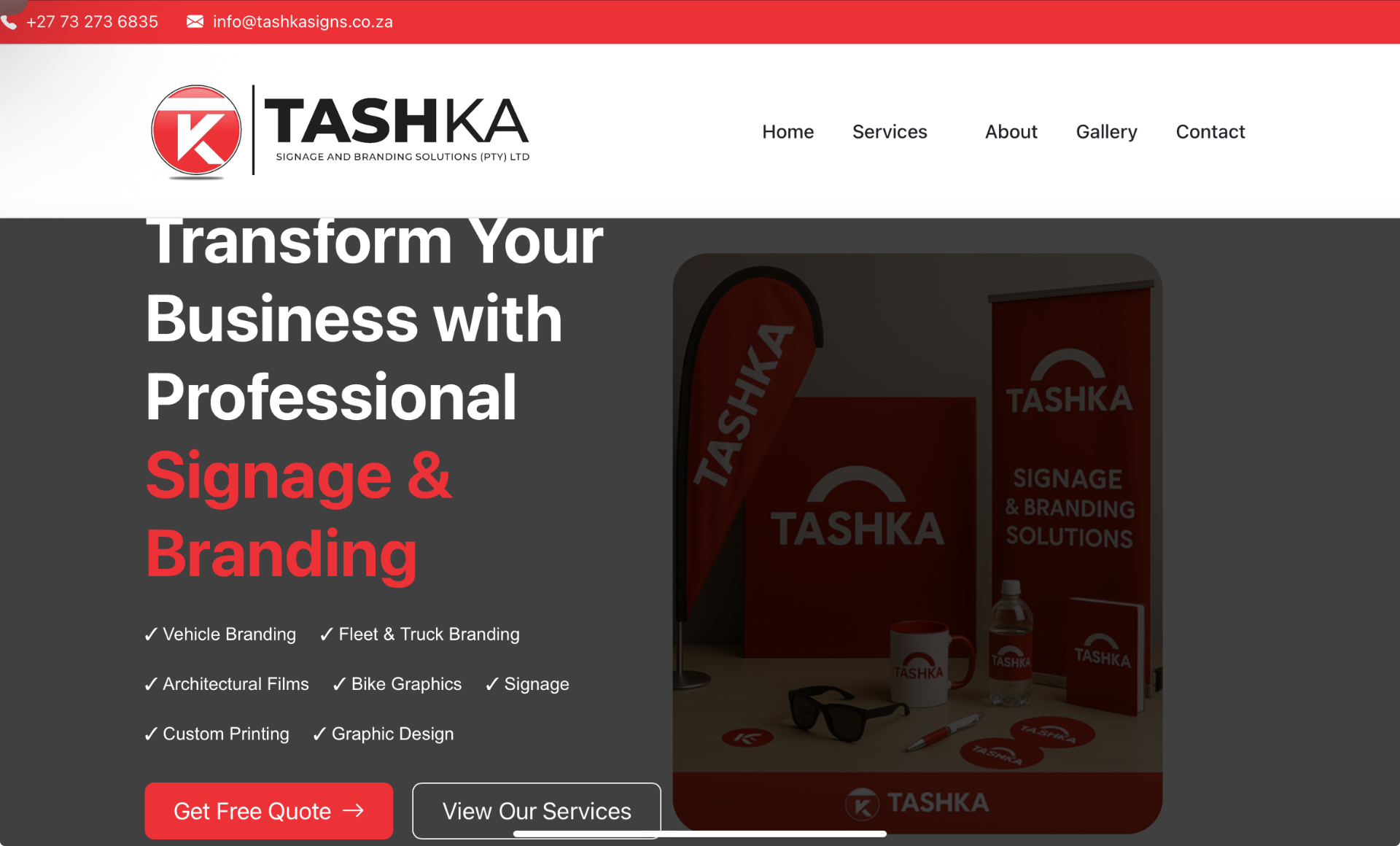 Tashka Signage